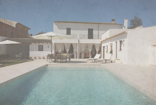 Swimming pool in Santa Maria del Camí, Mallorca.
